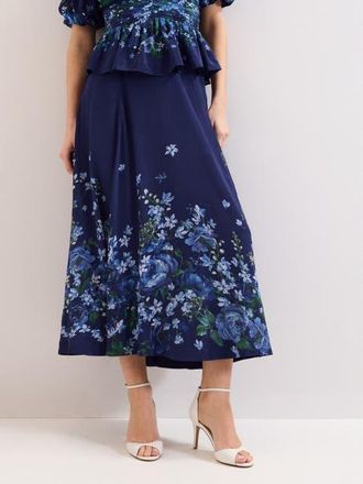 Phase Eight Maeve Floral Skirt in Navy at Nordstrom, Size 12