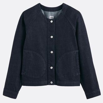 La Redoute Collections Kort jeansjacket, recht model