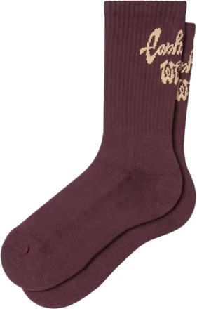 Carhartt Work in Progress Chedda Socks - Heren - Sokken - Rood - ONE Size - Katoen - Ondergoed