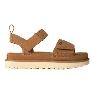 UGG Flat Sandals, female, Brown, Size: 10 US Goldenstar Sandal Chestnut