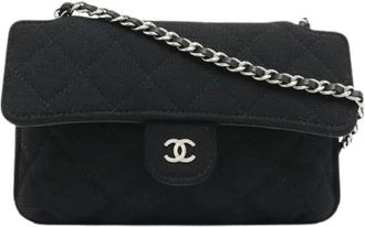 Chanel Pre-owned Matelasse Eco Tote Bag Nylon - Dames - Vintage Schoudertas - Zwart - ONE Size - Nylon - Vintage