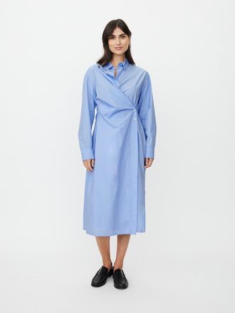 Masai MaNeylora Wrap Midi Shirt Dress in Hydrangea at Nordstrom, Size Xx-Large