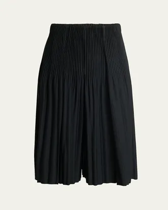 ISSEY MIYAKE ゴムウエストパンツ　ブラック　M PLEATS PLEASE ISSEY MIYAKE(プリーツプリーズイッセイミヤケ