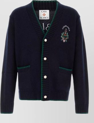 Casablanca cashmere wool cardigan
