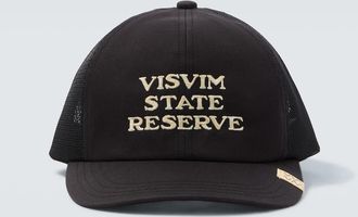 Visvim Logo cotton baseball cap