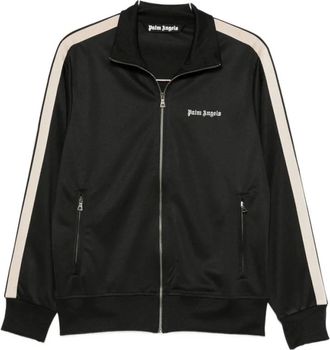 Palm Angels Hoodies & sweatvesten, Heren, Zwart, S, Zip-throughs