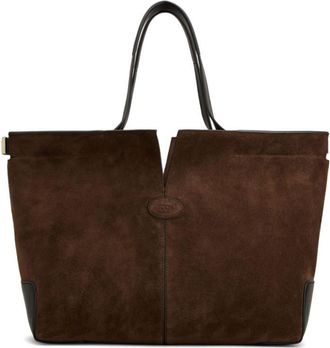 Tod's Brown Logo Tote