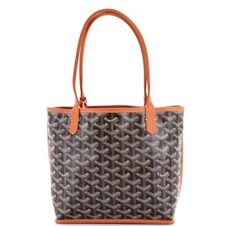 Goyard Anjou Reversible Tote Coated Canvas Mini