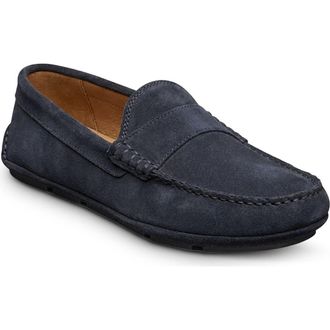 Allen Edmonds Apex Driving Loafer in Navy Suede at Nordstrom, Size 7.5