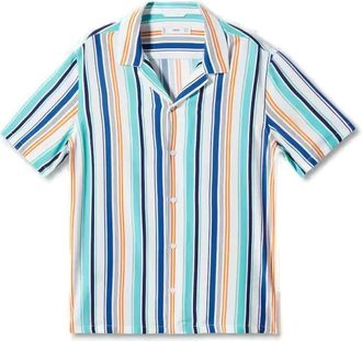 Mango Hombre, Camisas, Multicolor, Talla: M