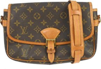 Louis Vuitton Sologne Monogram Canvas Brown Canvas Handbag (Pre-Owned)