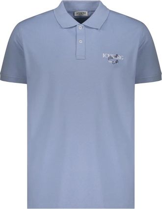Iceberg Korte mouw polo - Heren - Polos - Blauw - XL - Katoen - Tops