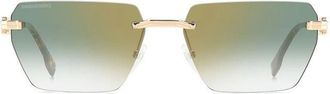 Dsquared2 Sunglasses D2 0102/S Pef Gold/Green Gradient Unisex
