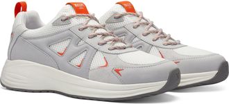 Mallet Footwear Mens Angel Trainers in Grey Leather - Size UK 10