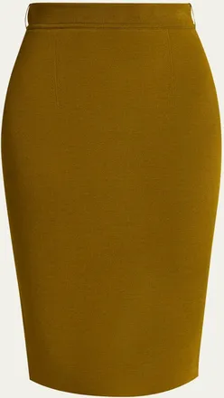 Tom Ford Knit Knee-Length Pencil Skirt