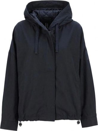 Bomboogie Gabardine Parka - Dames - Zomerjassen - Blauw - M - Katoen - Jassen