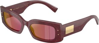 Dolce & Gabbana DG4479F Asian Fit 3442D0 Womens Sunglasses Burgundy Size 55