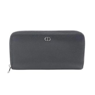 Dior Pre-owned Wallets, female, Black, Size: ONE SIZE Pre-owned CD Icon Leather Long Wallet