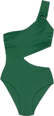 Fisico Badmode, Dames, Groen, M, Badpak met ringdetail