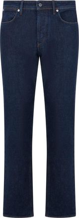 Stone Island Navy Blue Mid Rise Jeans