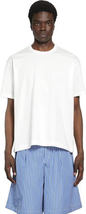 Comme Des Gar&ccedil;ons Logo Cotton Jersey T-Shirt