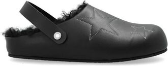 Stella McCartney Slippers gemaakt van eco-leer - Dames - Klompen - Zwart - 38 EU - Leer - Schoenen