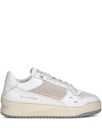 Filling Pieces Avenue Pixie perforated leather panel sneakers - women - Rubber/Calf Leather/Fabric/Suede - 40 - White