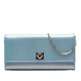 Dior Pre-owned Dior Iridescent Calfskin Turn Me Wallet On Chain Ladies UX3JS3Y5MLWVSREX