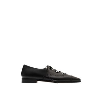Parall&egrave;le Parallele - Rippley Derby - Dames - Schoenen - Zwart - Maat: 39 1/2 EU Leer