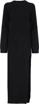 Laneus knitted midi dress - Black