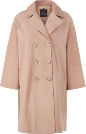 Marc Cain Su&egrave;de Jas - Dames - Jassen - Beige - Maat: XL Su&egrave;de
