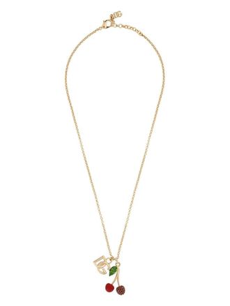Dolce & Gabbana Collana con pendente logo - Oro