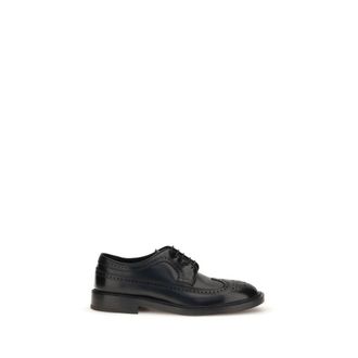 Fratelli Rossetti Black Leather Oxfords And Mens Derbies