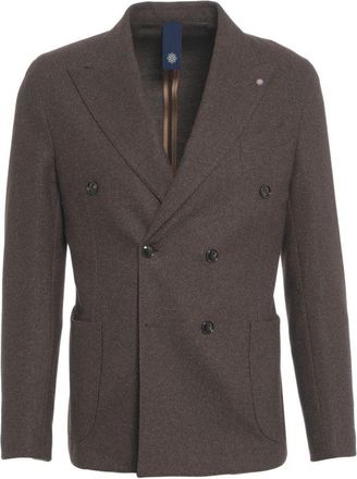 Bharnaba Ormoc Double-Breasted Blazer