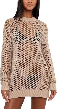 Beach Riot Hilary Sweater Womens Sweater Tan : XS, Cotton