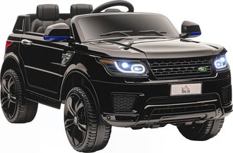 OEM Coche El&eacute;ctrico Suv Para 3-6 A&ntilde;os Coche De Bater&iacute;a 12v Con 2 Motores Mando A Distancia 110x68x52 Cm Negro