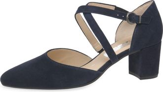 Gabor Giselle Womens Open Court Shoes 7.5 UK Atlantic Suede