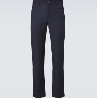 Agnona Mid-rise straight jeans