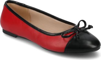 Journee Collection Womens Kaiah Ballet Wide Width Dress Flats