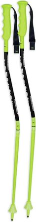 Komperdell logo-print ski poles - unisex - Aluminium/Polyester - 100 - Green