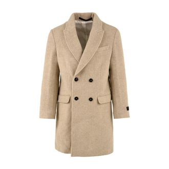 Liu Jo Brush Doble Coat - Heren - Mantel - Beige - L - Jassen