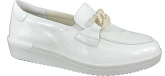 Solidus Mocassin Schoenen - Dames - Loafers - Wit - 39 EU - Schoenen