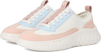 Cole Haan Generation Zerogrand II T-Toe Sneakers Womens Shoes Ivory/Cameo Rose : 10.5 B - Medium, Leather/Textile