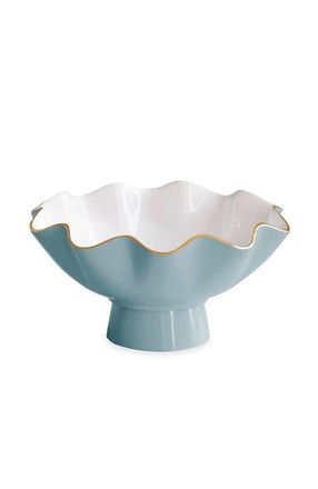 Beatriz Ball Encanto Carola Small Pedestal in Turquoise And White at Nordstrom