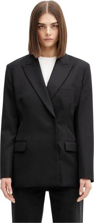 Anine Bing Aretha Blazer - Dames - Blazers - Zwart - XS - Wol - Jassen