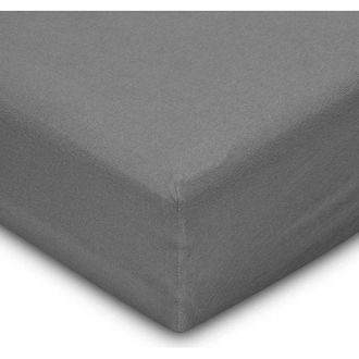 OEM S&aacute;bana Bajera Ajustable De 180 X 200 Cm En Microfibra Gris Claro Con Esquinas El&aacute;sticas Para Colchones De Hasta 30 Cm De Grosor. Tejido De Alta Calida