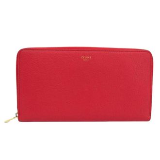 Celine Pre-owned Wallets, female, Red, Size: ONE SIZE Pre-owned Large Zip Multifunction 103973