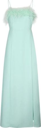 Liu Jo Stijlvol 100%Pl Mode Accessoire - Dames - Maxi kleedjes - Groen - M - Kleedjes