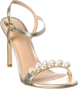 Stuart Weitzman Juliette 75 Leather Sandal