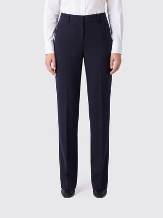 Elisabetta Franchi Pantaloni skinny in cr&ecirc;pe a vita media con vestibilit&agrave; slim